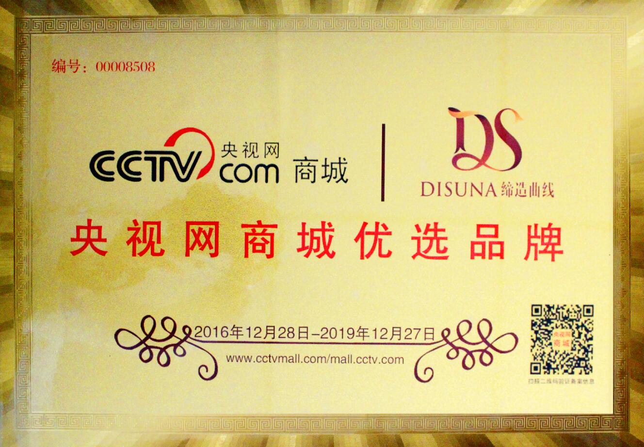 DS品牌荣获CCTV央视网商城授权牌.jpg